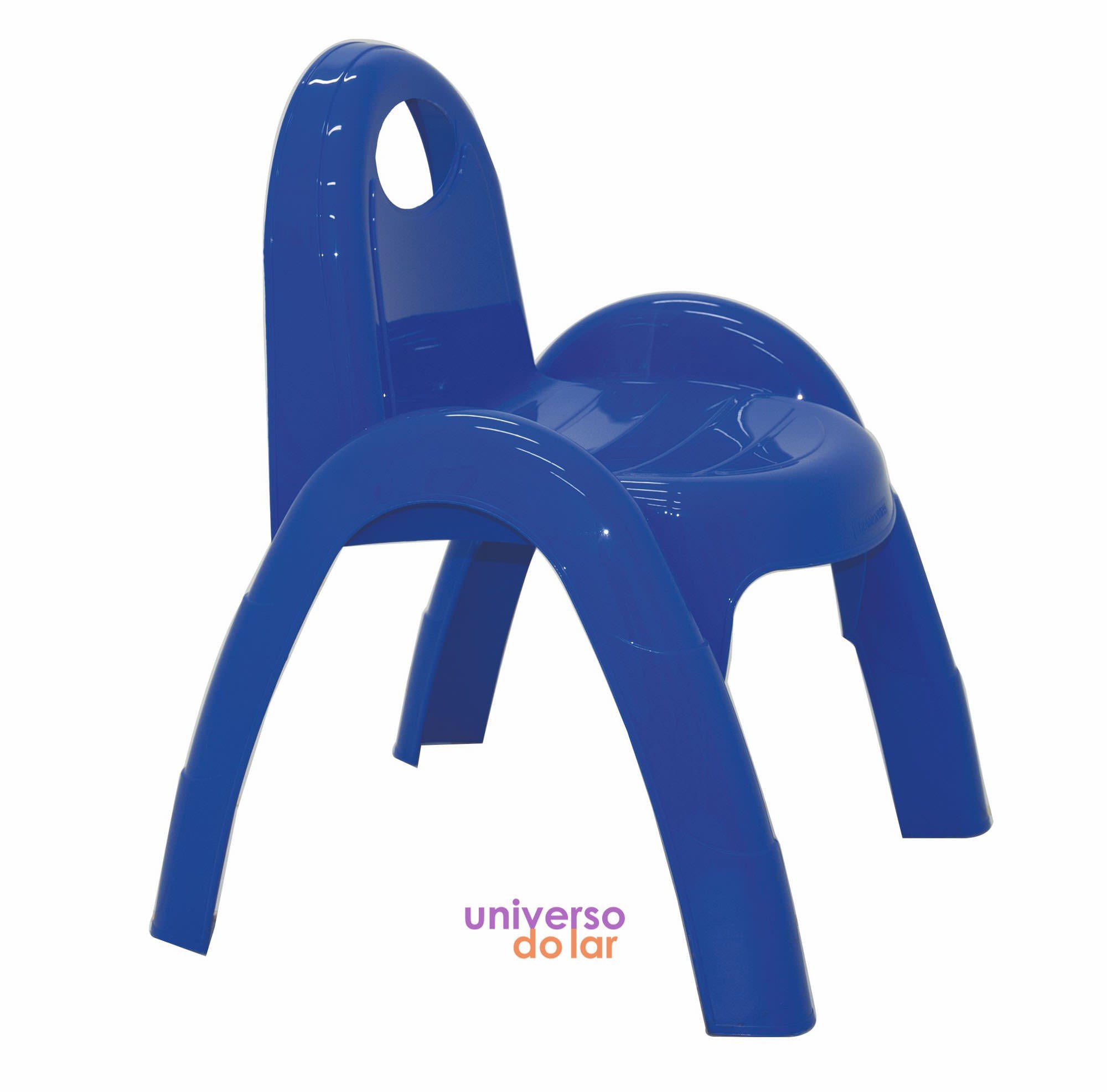 Cadeira Infantil Popi em Polipropileno - Azul