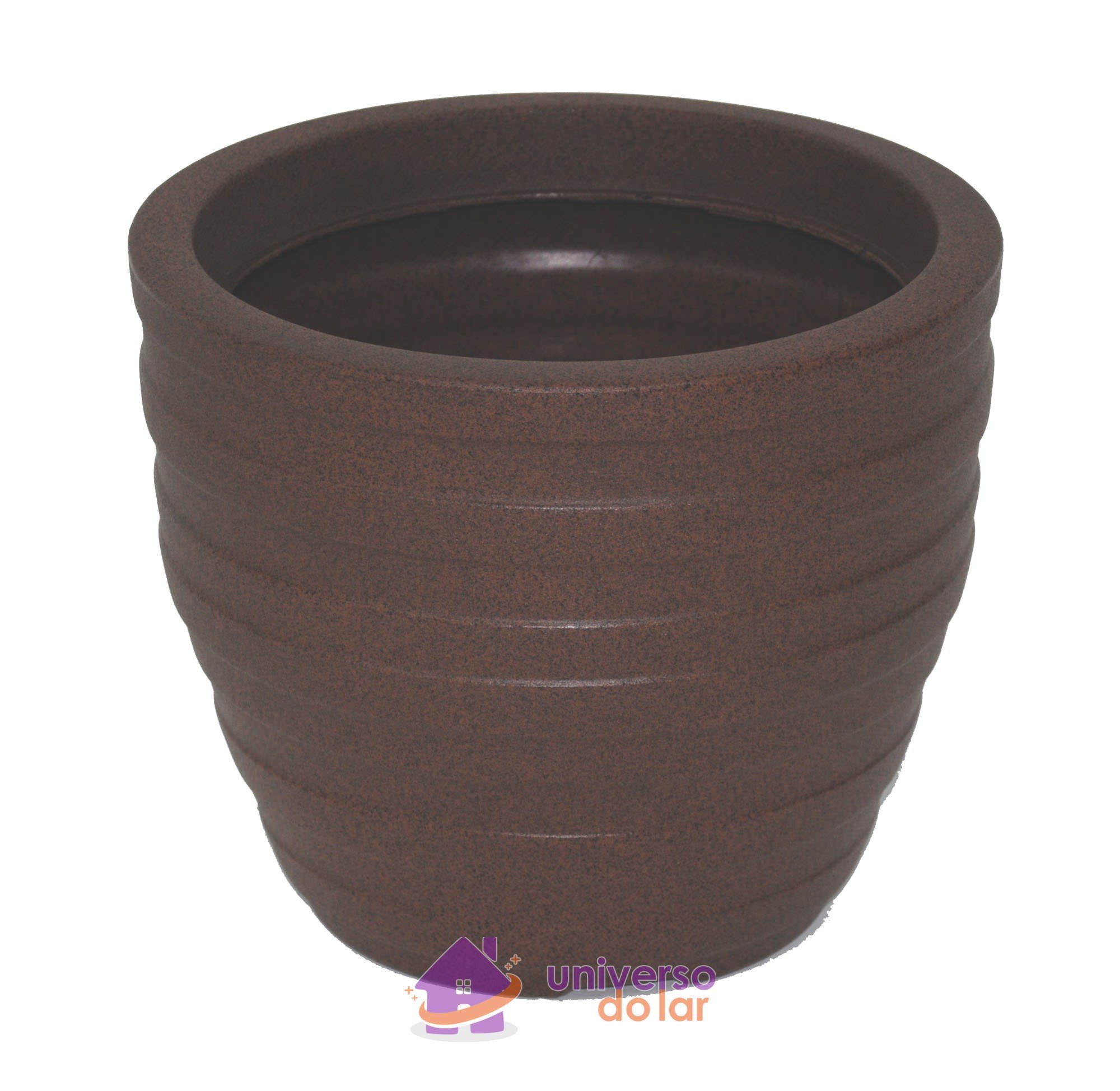Vaso Inca Basic em Polietileno Terracota 24 cm