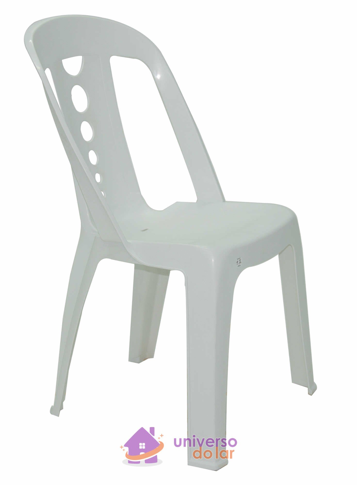 Cadeira Jatiúca Basic sem Braços em Polipropileno Branco