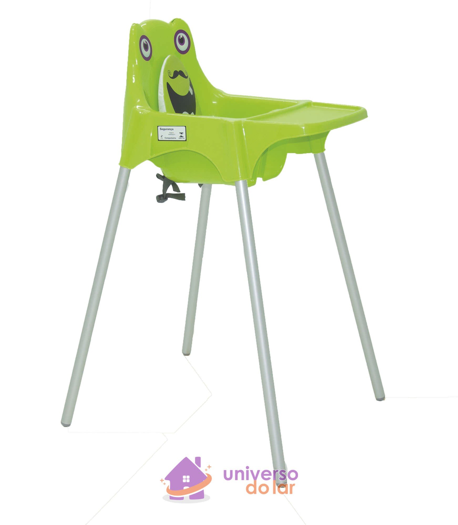 Cadeira Infantil para Refeição Monster Alta Verde