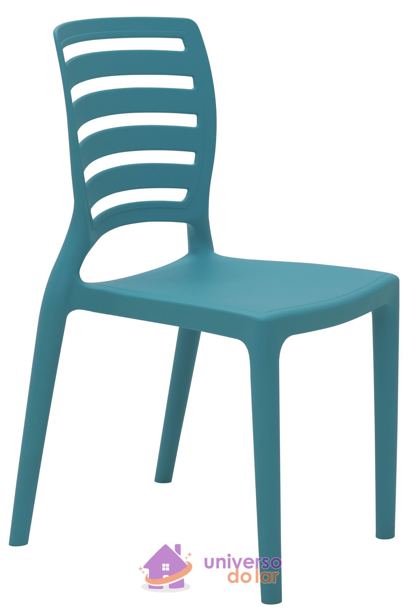 Cadeira Sofia Infantil em Polipropileno e Fibra de Vidro Azul